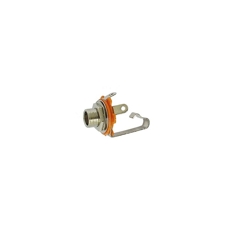 6.35mm FEMALE JACK CONNECTOR - OPEN CIRCUIT CHASSIS - MONO