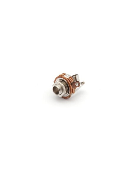6.35mm FEMALE JACK CONNECTOR - OPEN-CIRCUIT CHASSIS - STEREO