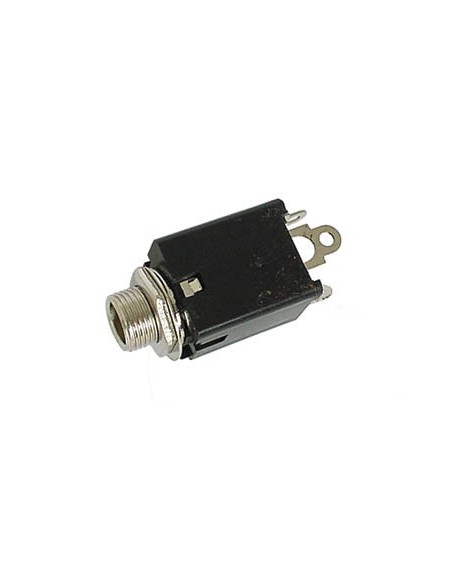 VROUWELIJKE 6.35mm STEREO JACK - MET SCHAKELAAR