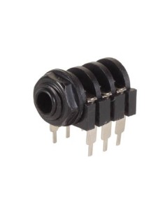 VROUWELIJKE 6.35mm STEREO JACK - GESLOTEN CIRCUIT