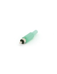RCA PLUG MALE -  GREEN