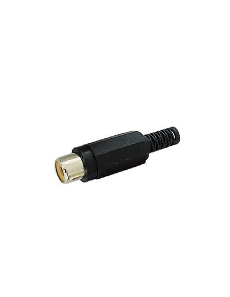 VROUWELIJKE RCA PLUG - ZWART