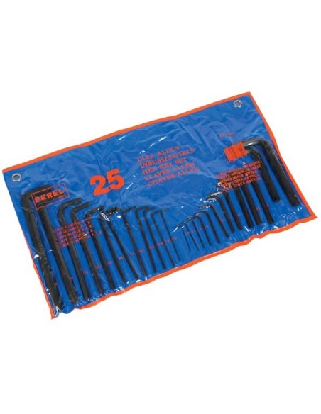 SAE/M ALLEN KEY SET - 25 pcs