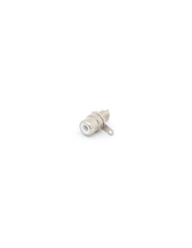 RCA BINDING POST FEMALE - NICKEL - WHITE