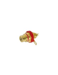RCA BINDING POST FEMALE - GOLD - RED