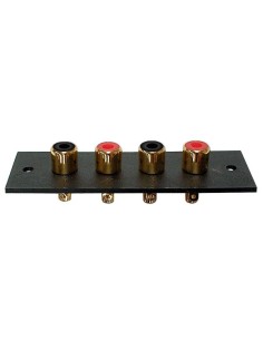 4P AMP RCA PLUG - VERGULD