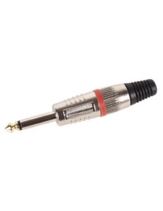 PROFESSIONELE MANNELIJKE 6.35mm MONO JACK - ROOD -...