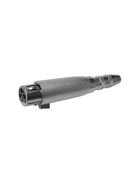 3P XLR VROUWELIJKE PLUG NAAR VROUWELIJKE 6.35mm MONO JACKPLUG