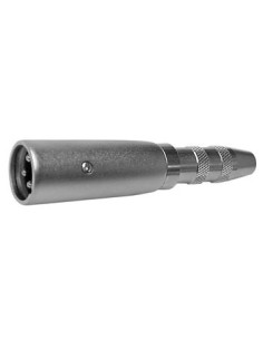 3P XLR PLUG MANNELIJK NAAR VROUWELIJKE 6.35mm MONO JACKPLUG