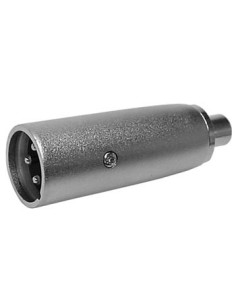 3P XLR PLUG TO RCA SOCKET