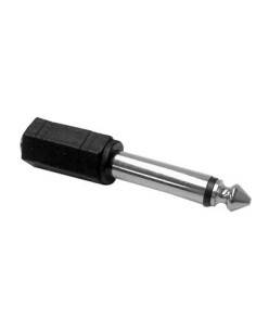 FEMALE 3.5mm MONO JACK TO MALE 6.35mm MONO JACK