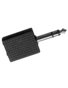 DUAL FEMALE 3.5mm STEREO JACK TO MALE 6.35mm STEREO JACK
