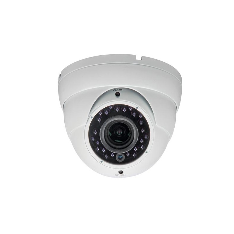HD CCTV-CAMERA - HD-TVI - GEBRUIK BUITENSHUIS - DOME - IR - VARIFOCALE LENS - 1080P