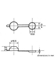 CLAPET DE PROTECTION POUR INTERRUPTEURS A CLE KS4 & KS11 2