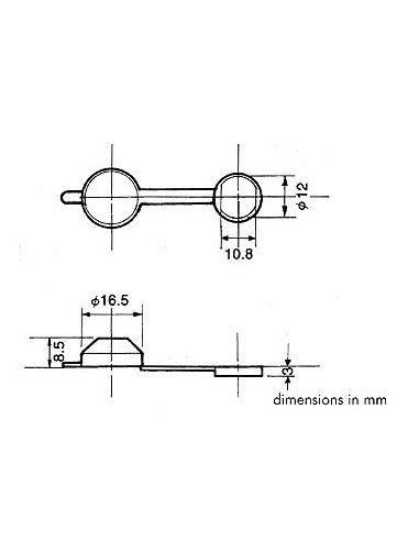 CAP FOR KEY SWITCH KS4 AND KS11