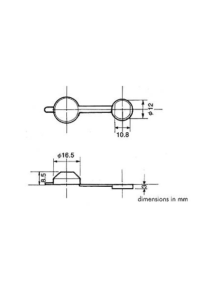 CAP FOR KEY SWITCH KS4 AND KS11