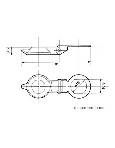 CLAPET DE PROTECTION POUR INTERRUPTEURS A CLE...