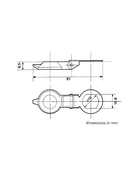 CLAPET DE PROTECTION POUR INTERRUPTEURS A CLE KS1, KS2, KS3, KS5, KS7, KS8, KS9, KS10 ET KS13