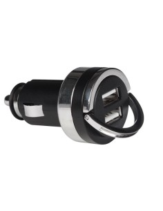 CHARGEUR DE VOITURE AVEC DOUBLE CONNEXION USB (5 V - 4.2...