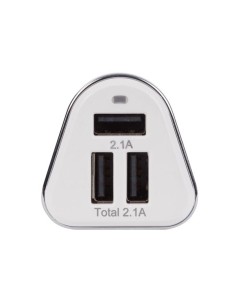 TRIPLE USB CAR CHARGER (5 VDC - 4.2 A) - 21 W max. 2