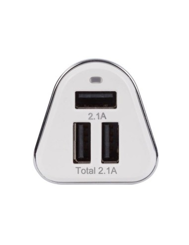 TRIPLE USB CAR CHARGER (5 VDC - 4.2 A) - 21 W max.