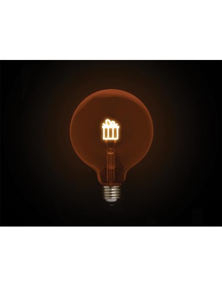 Deco bulb - LED-Leuchtmittel - Geschenk - goldfarbenes Filament - 220-240 V