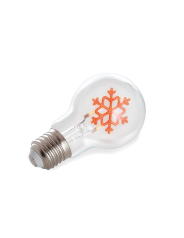 DECO BULB - ledlamp - filament (goudkleurig) in de vorm van een sneeuwvlok - 220-240 V