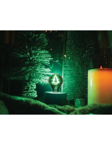 DECO BULB - christmas bulb tree - green wire -...