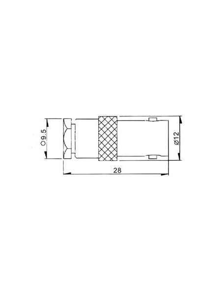 BNC FEMALE CLAMP RG59/U