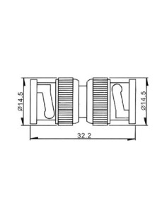DUBBELE MANNELIJKE BNC ADAPTER 2