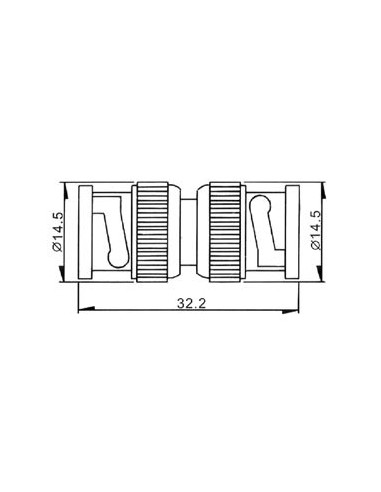 DOUBLE ADAPTATEUR BNC MALE