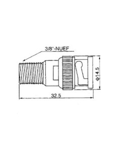 ADAPTATEUR BNC MALE VERS F FEMELLE 2