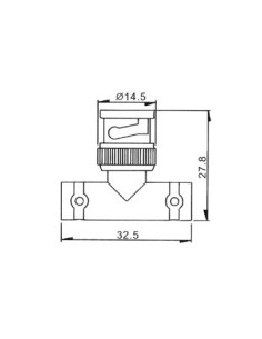 BNC-STECKER / 2 x BNC-BUCHSE 2