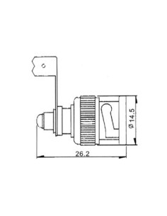 BNC MALE 90°, SCREW CONNECTION 2