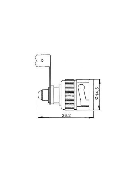 BNC-WINKELSTECKER 90°, SCHRAUBANSCHLUSS