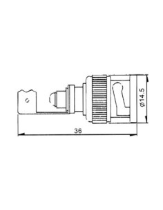 BNC MALE SOLDER FOR 7mm CABLE 2