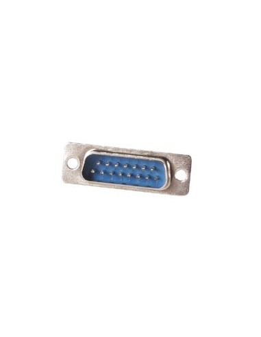 CONECTOR SUB-D MACHO 15 CONTACTOS, PARA CHASIS