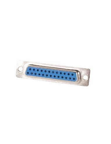 CONECTOR SUB-D HEMBRA 25 CONTACTOS, PARA CHASIS