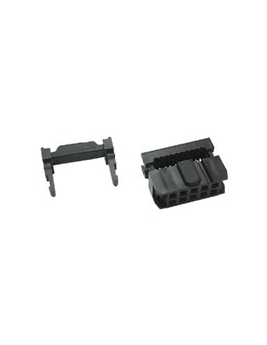 10-PIN IDC SOCKET CABLE MOUNT