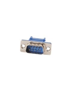 MALE 9-PIN SUB-D CONNECTOR FOR FLAT CABLE