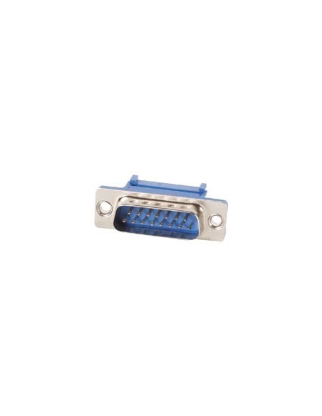MALE 15-PIN SUB-D CONNECTOR FOR FLAT CABLE