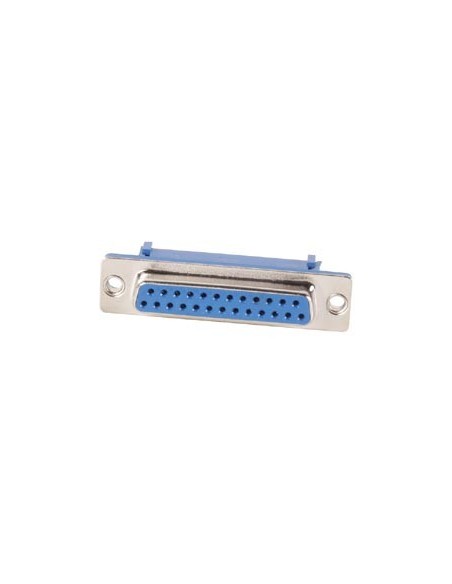 CONNECTEUR SUB-D FEMELLE 25 BROCHES POUR CABLE NAPPE
