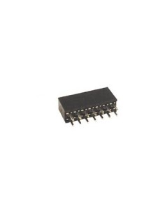 BARRETTE FEMELLE DOUBLE RANGEE - 14 BROCHES