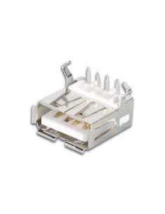 USB A VROUWELIJK, ENKELVOUDIGE CONNECTOR 90°, VOOR PCB