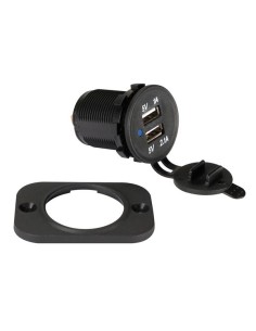USB-LADER VOOR DE AUTO-INBOUW (12-24 VDC IN, 2 x 5 V UIT) 2