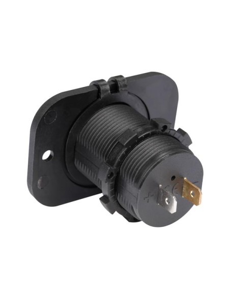 FLUSH MOUNT USB CAR CHARGER (12-24 VDC IN,2 x 5 V OUT)