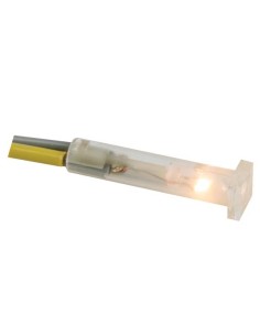 VOYANT CARRE 7 x 7mm 12V CRISTAL