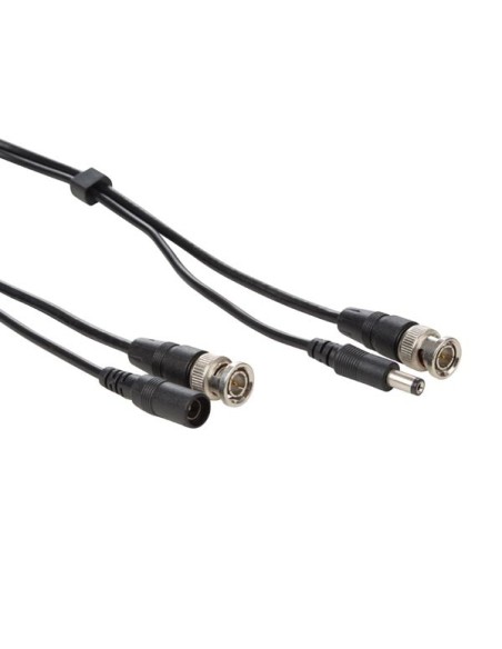 CÂBLE D'ALIMENTATION ET CÂBLE VIDÉO POUR CCTV - 30 m - NOIR - STANDARD