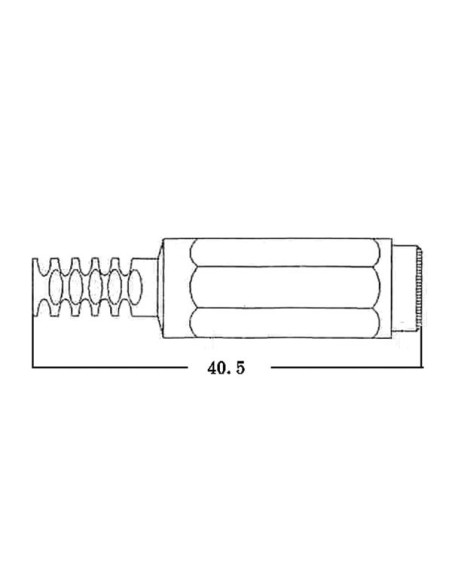 FEMALE DC PLUG 2.5mm x 5.5mm