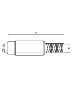 FEMALE DC PLUG 2.1mm x 5.5mm 2